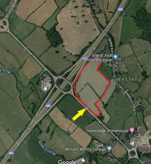 map of site